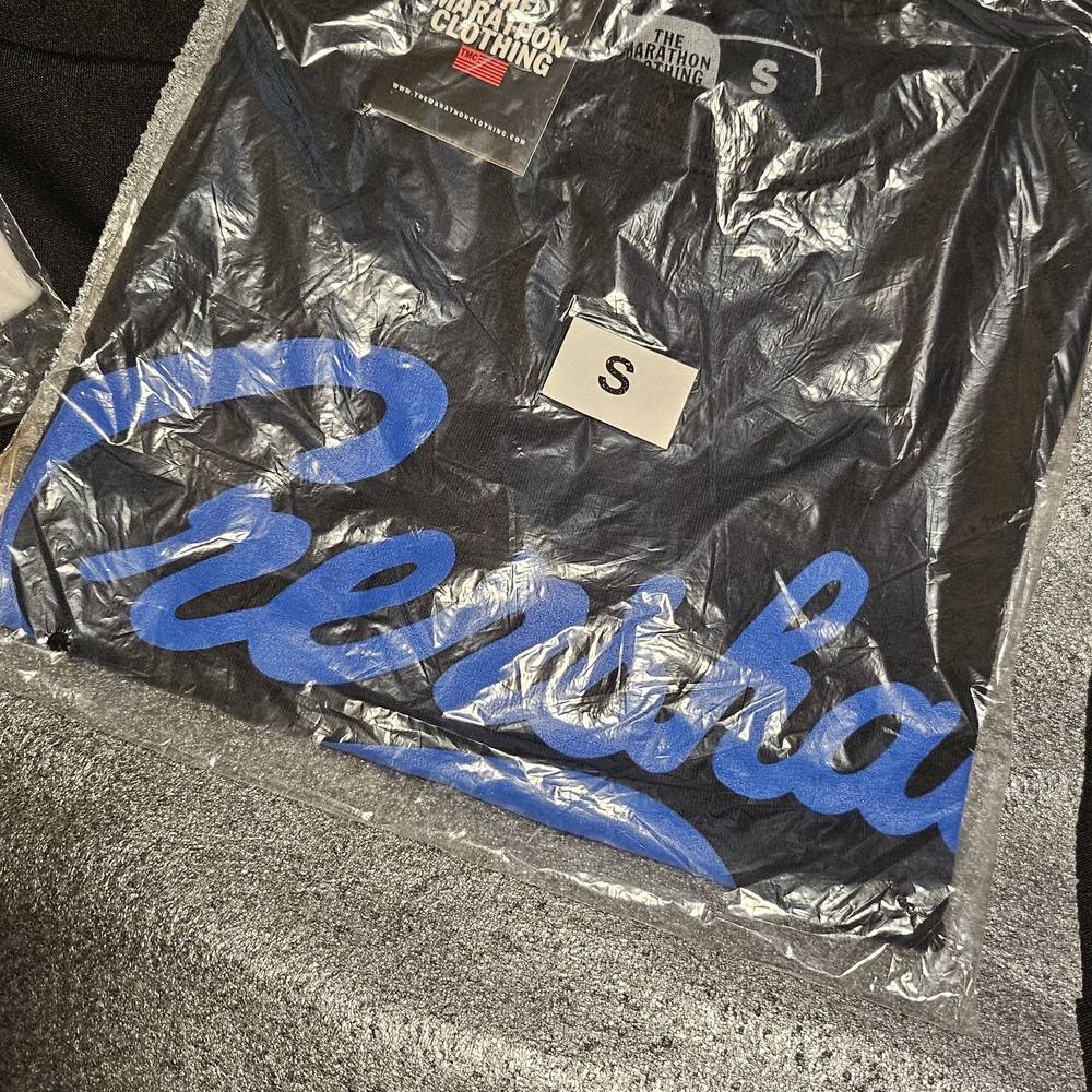 The Marathon Clothing Black and Blue Short Sleeve Tee